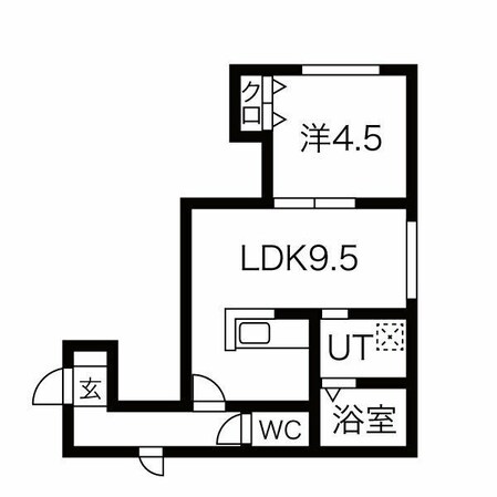 元町駅 徒歩3分 2階の物件間取画像